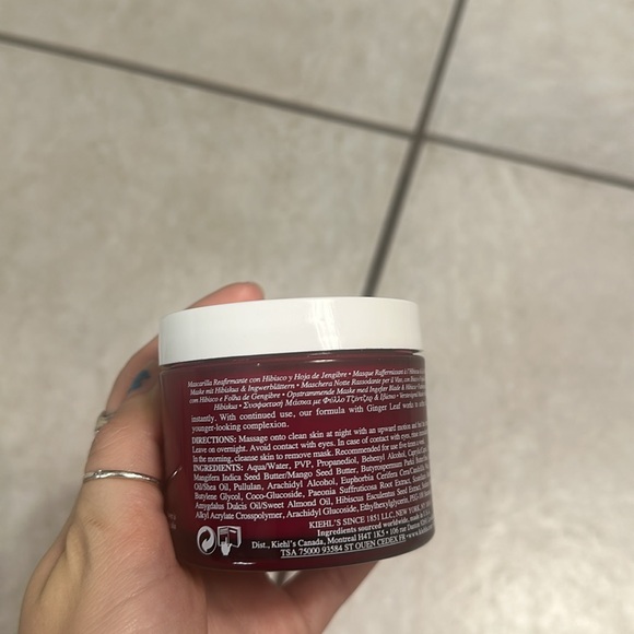 NEW Kiehl's Ginger Leaf & Hibiscus Firming Mask - Picture 6 of 8